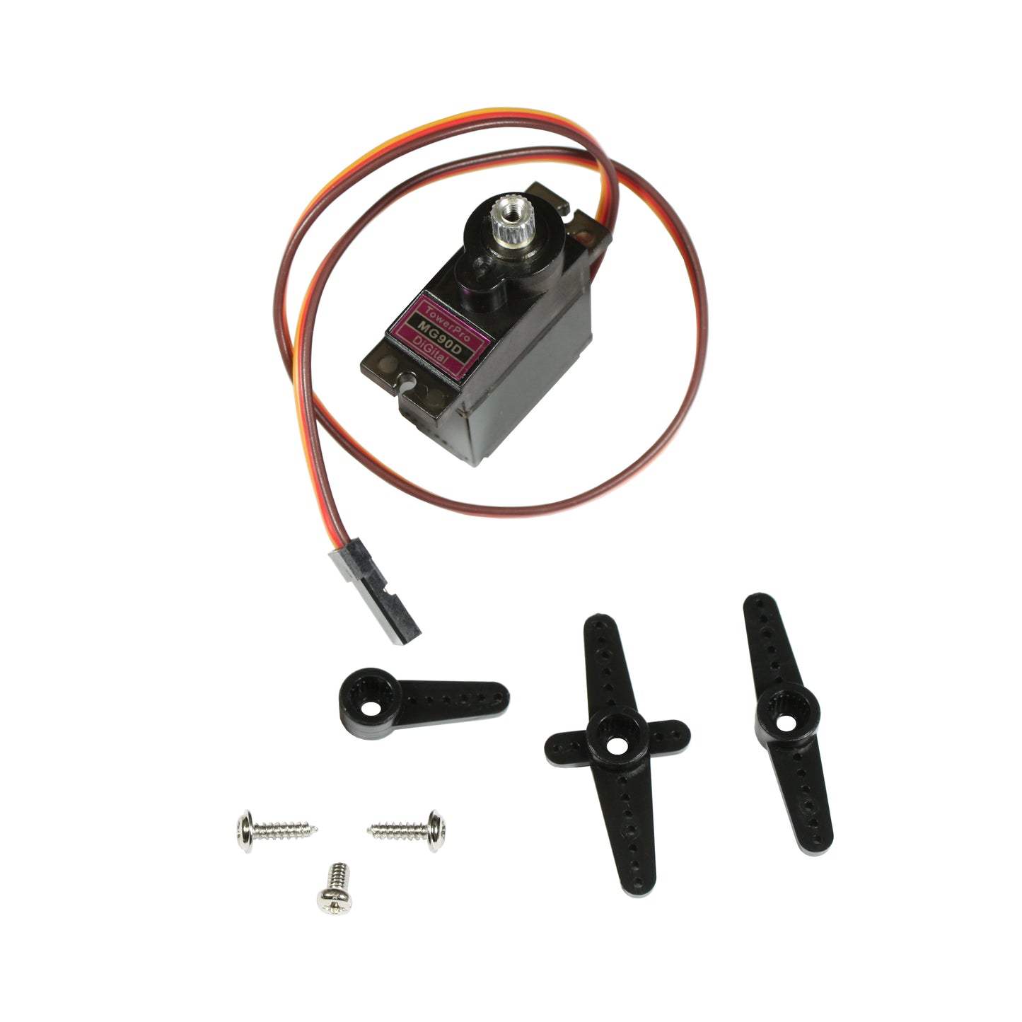 TowerPro MG90D Mini Servo mit kugelgelagertem Metallgetriebe, 6V, 2,4kg/cm