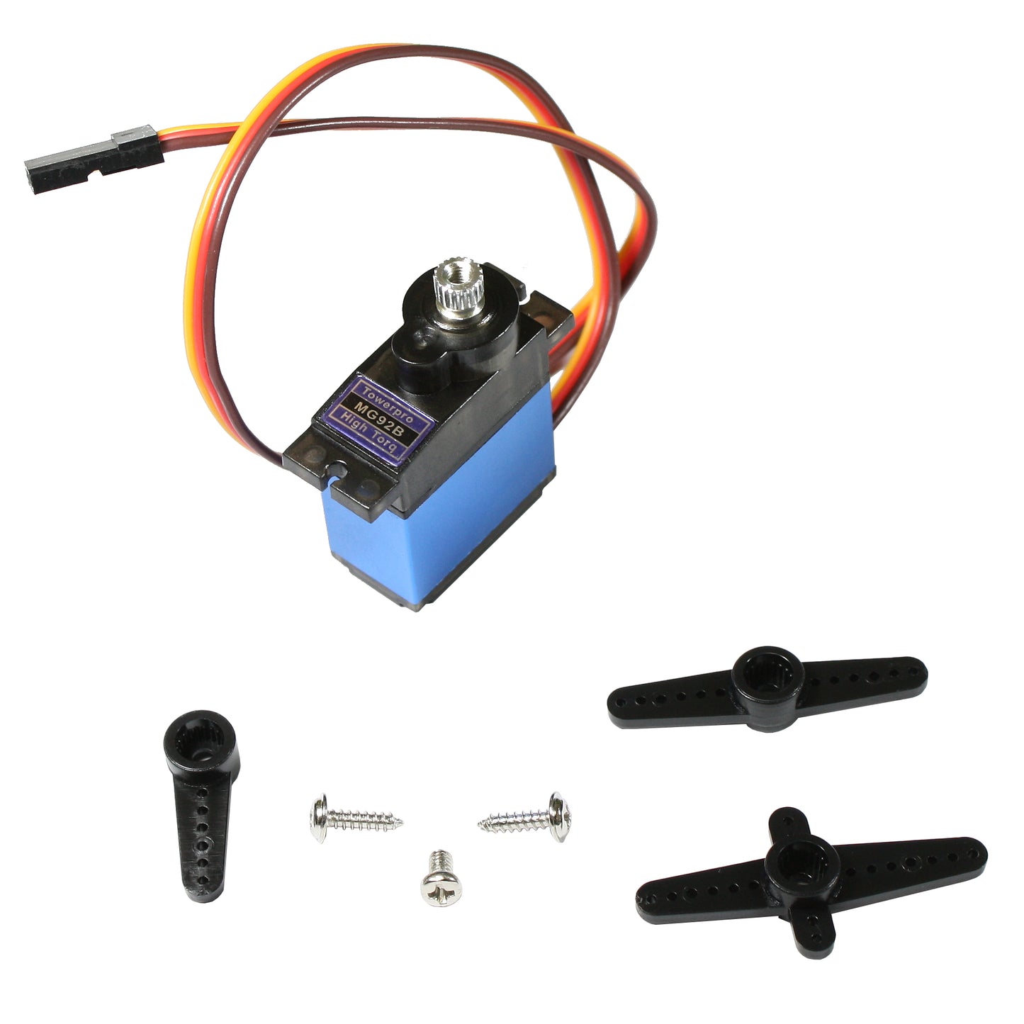 TowerPro MG92B Mini Servo mit kugelgelagertem Metallgetriebe, 6V, 3,5kg/cm