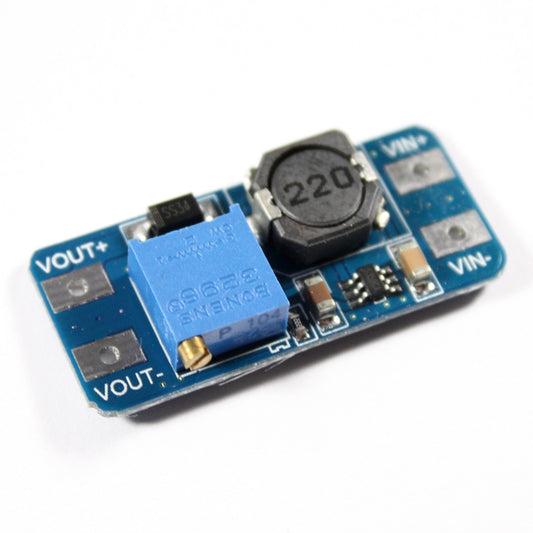 Step-up Converter Module with MT3608, 2A Boost Converter, from 2V-24V to 28V max.