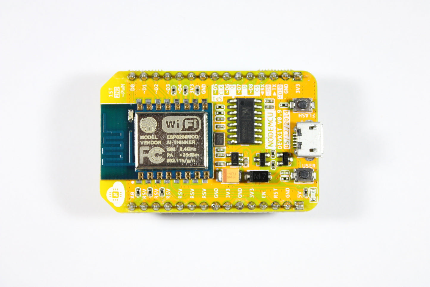 NodeMCU Dev Kit with ESP8266, WiFi and the latest Lua Interpreter