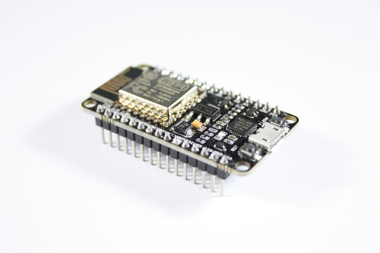NodeMCU Amica with ESP8266, CP2102, WiFi and the Lua Interpreter