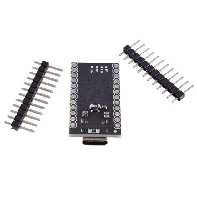 Pro Micro Modul mit USB-C, ATmega32U4, 5V, 16MHz, Arduino kompatibel