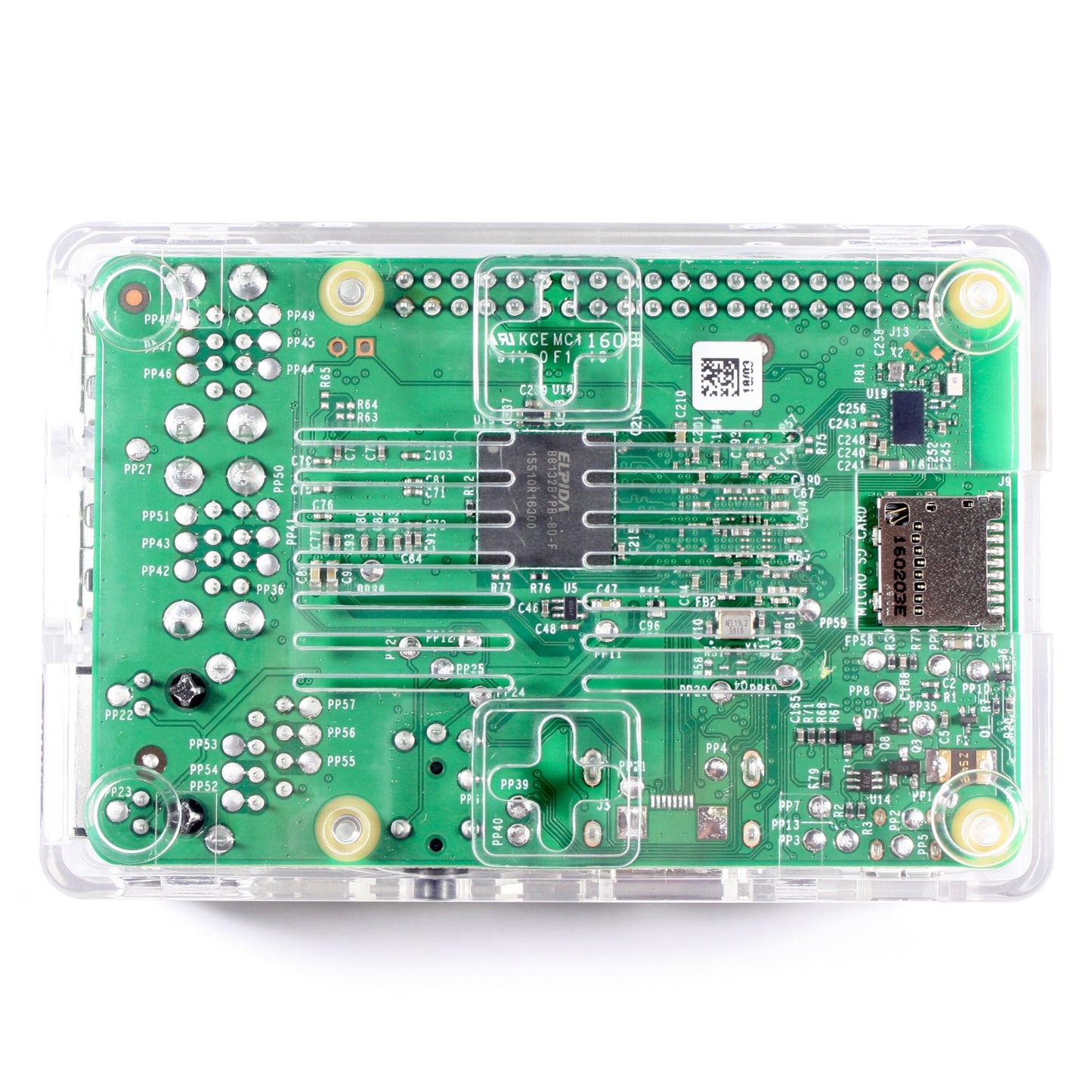 Gehäuse für Raspberry Pi Model B+ / Pi 2 / Pi 3, klar