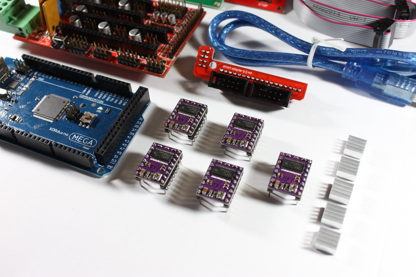 RAMPS 1.4 Kit with Shield, Mega 2560, 5x DRV8825, 12864 LCD for RepRap 3D Printer