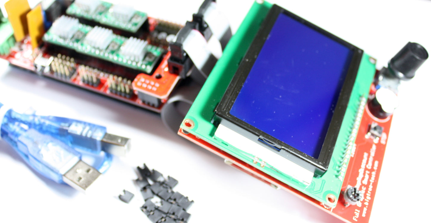 RAMPS 1.4 Kit with Shield, Mega 2560, 5x A4988, 12864 LCD for RepRap 3D Printer