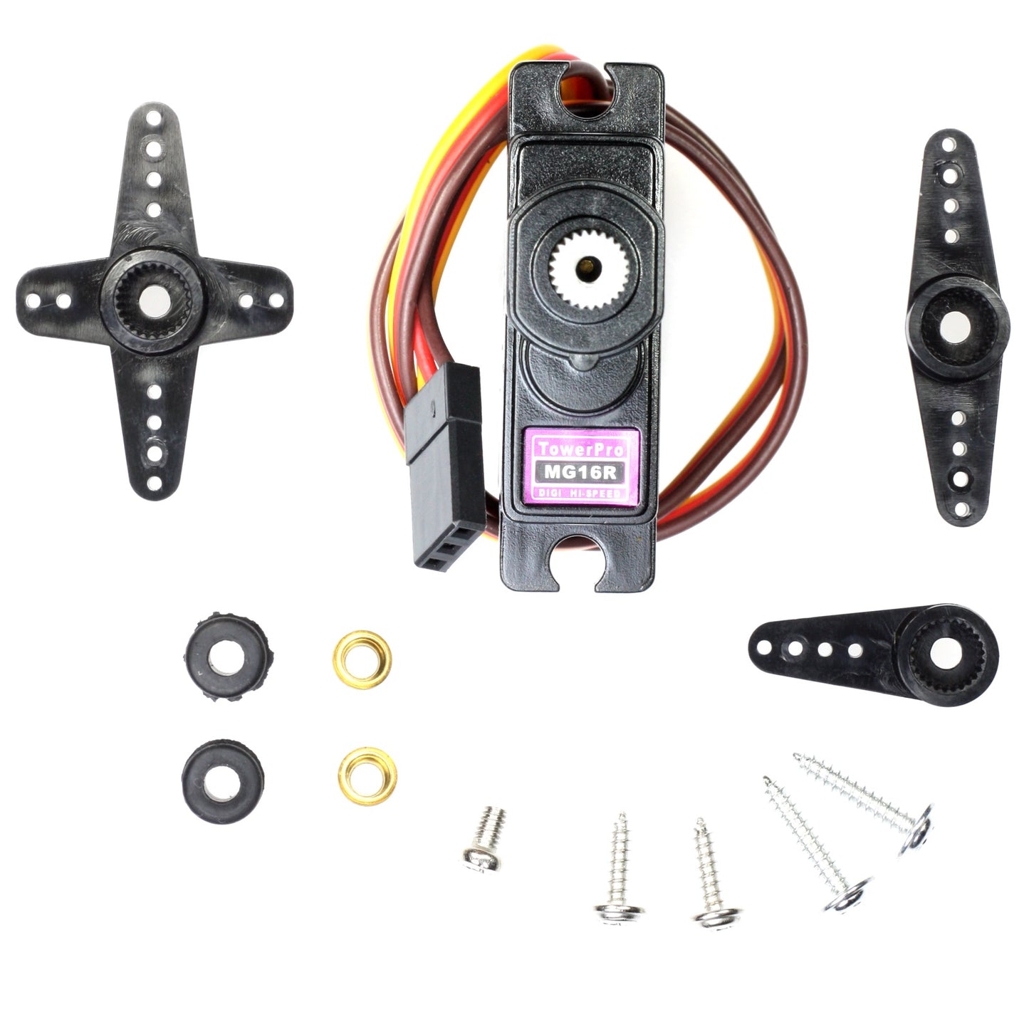 TowerPro MG16R Mini Servo mit Metallgetriebe, 6V, 2,9kg/cm