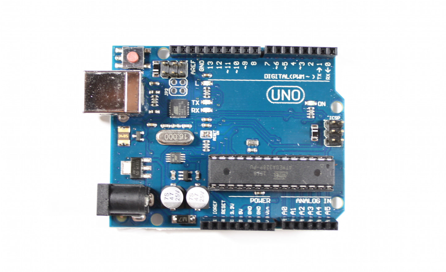 Uno R3 with ATmega328P and USB Cable, 5V, 16MHz, Arduino Uno compatible