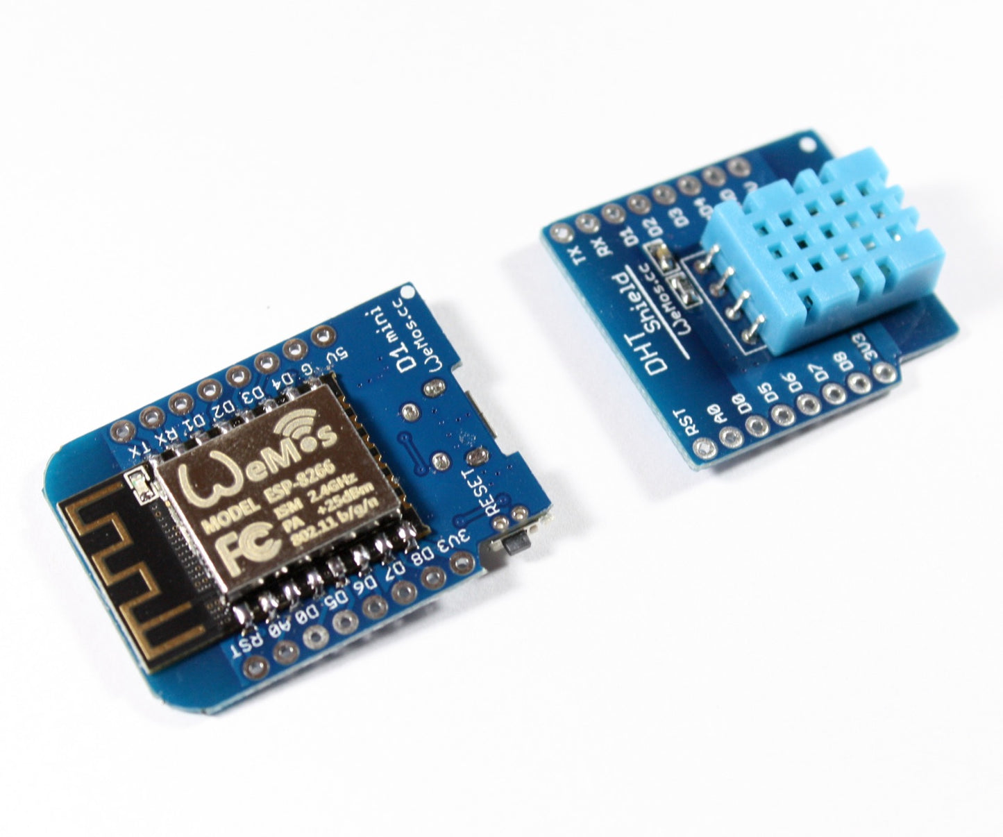 WeMos D1 mini NodeMCU with ESP8266 + DHT Shield