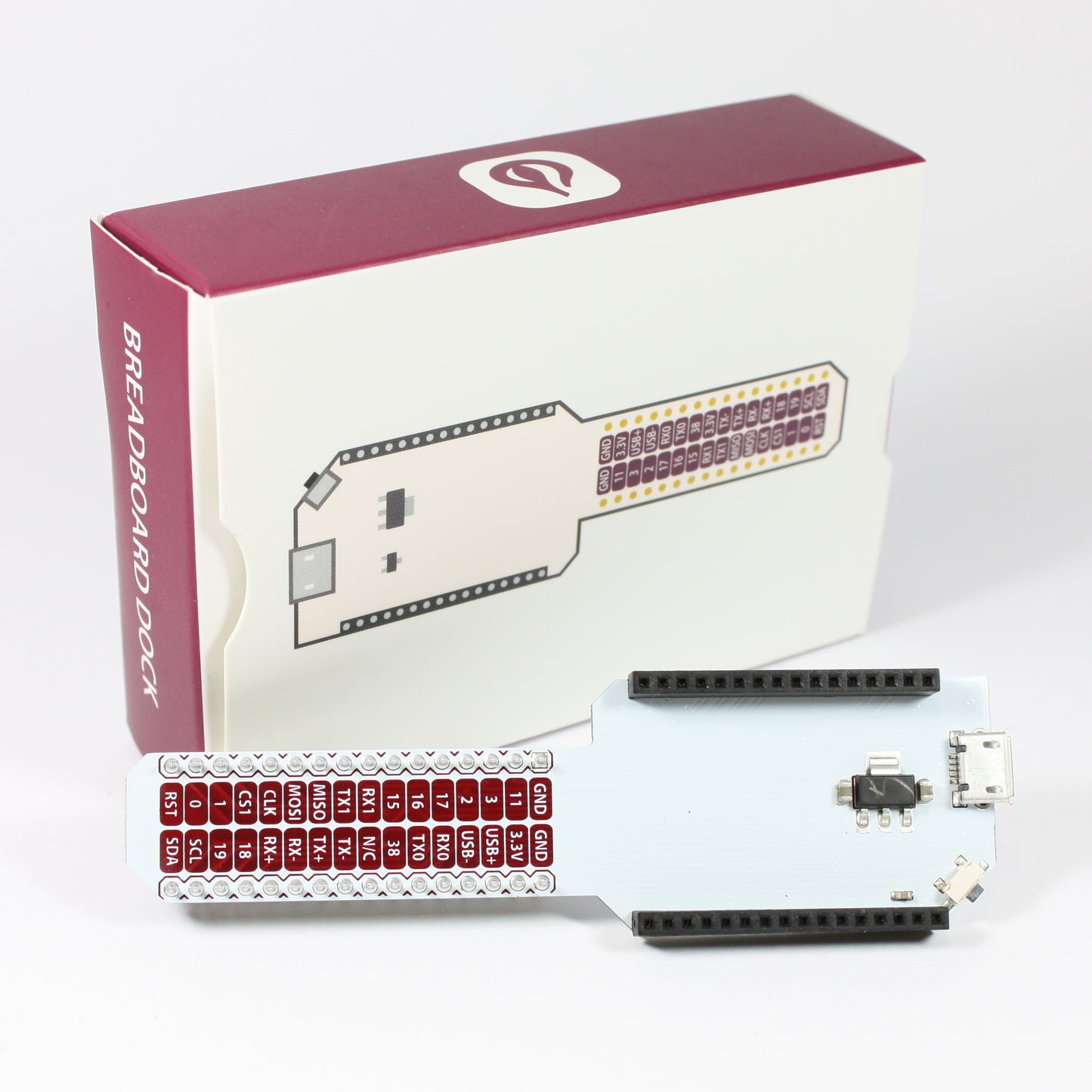Breadboard Dock für Omega2 und Omega2 Plus