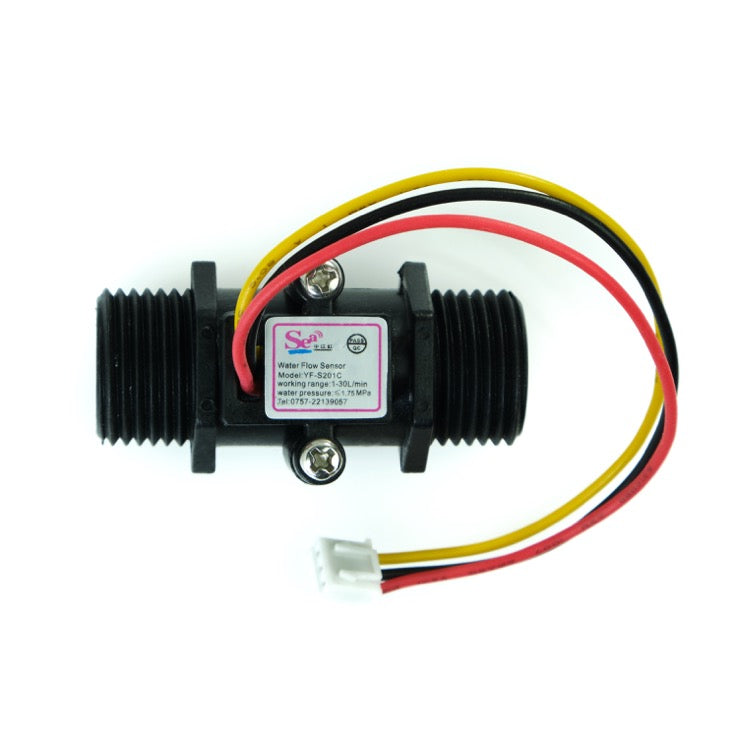 Durchflusssensor / Volumenstromsensor für Wasserleitungen, 1/2"