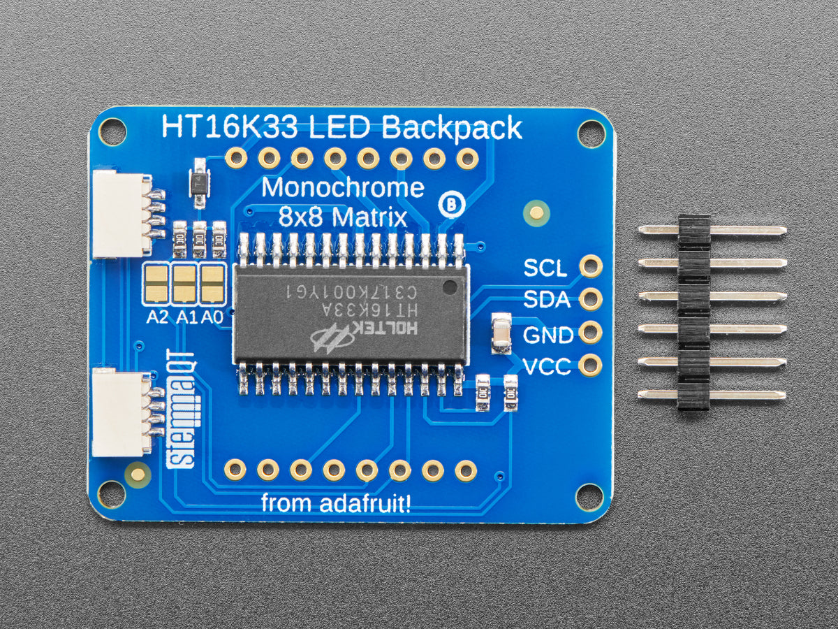 Adafruit 1,2" 8x8 LED-Matrix-Backpack, 1048