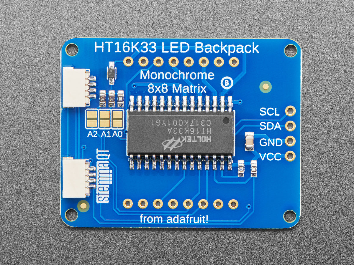 Adafruit 1,2" 8x8 LED-Matrix-Backpack, 1048