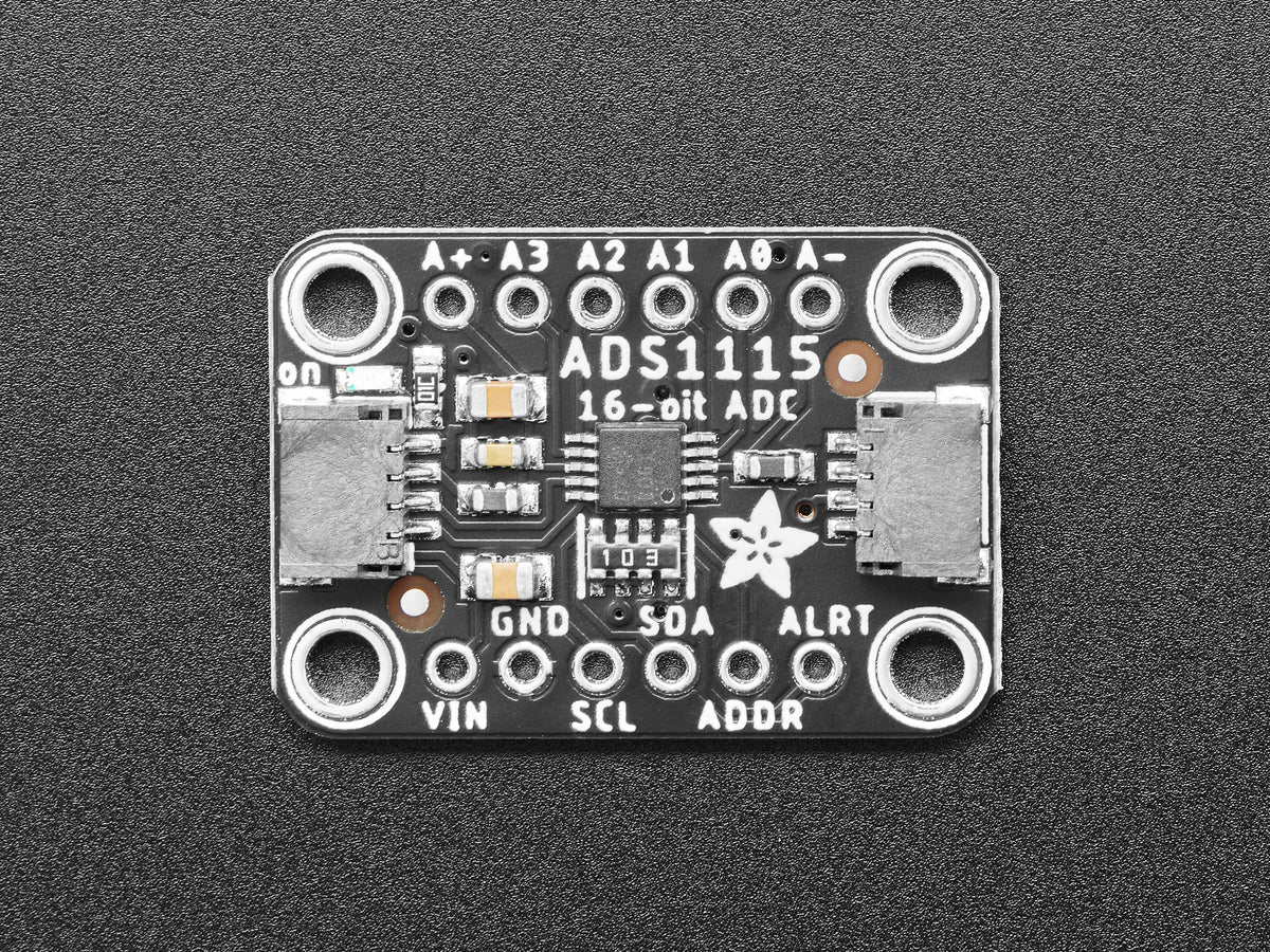 ADS1115 16-Bit ADC - 4-Kanal mit programmierbarem Verstärker - STEMMA QT / Qwiic, 1085