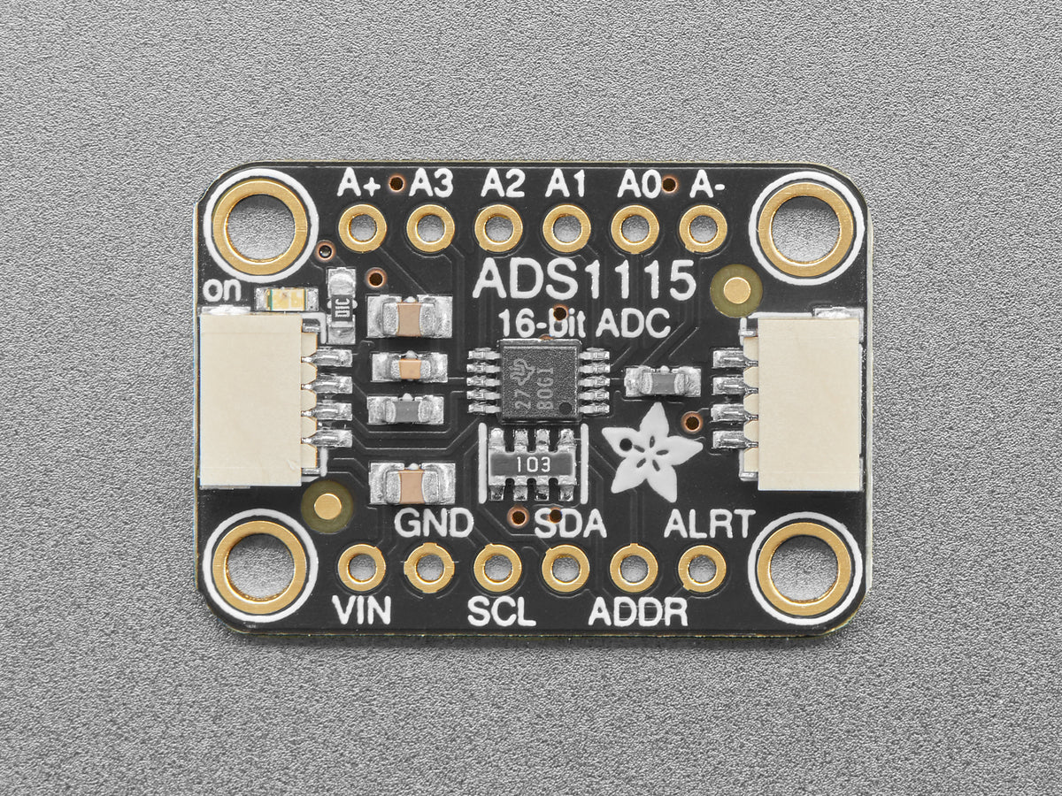 ADS1115 16-Bit ADC - 4-Kanal mit programmierbarem Verstärker - STEMMA QT / Qwiic, 1085