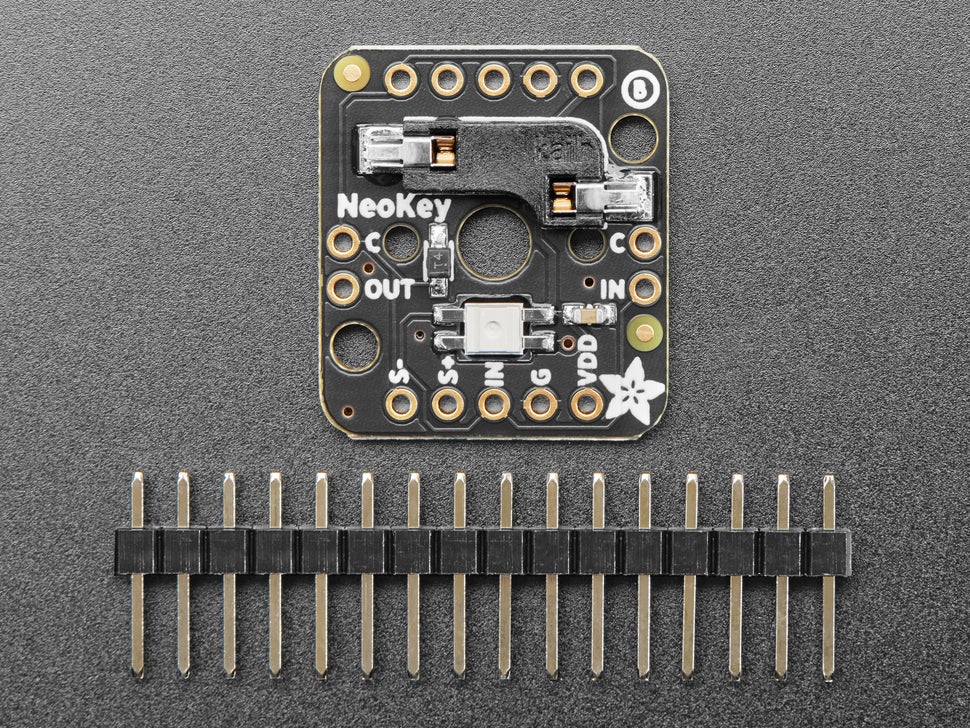 Adafruit NeoKey Socket Breakout for Mechanical Key Switches with NeoPixel, For MX Compatible Switches, 4978