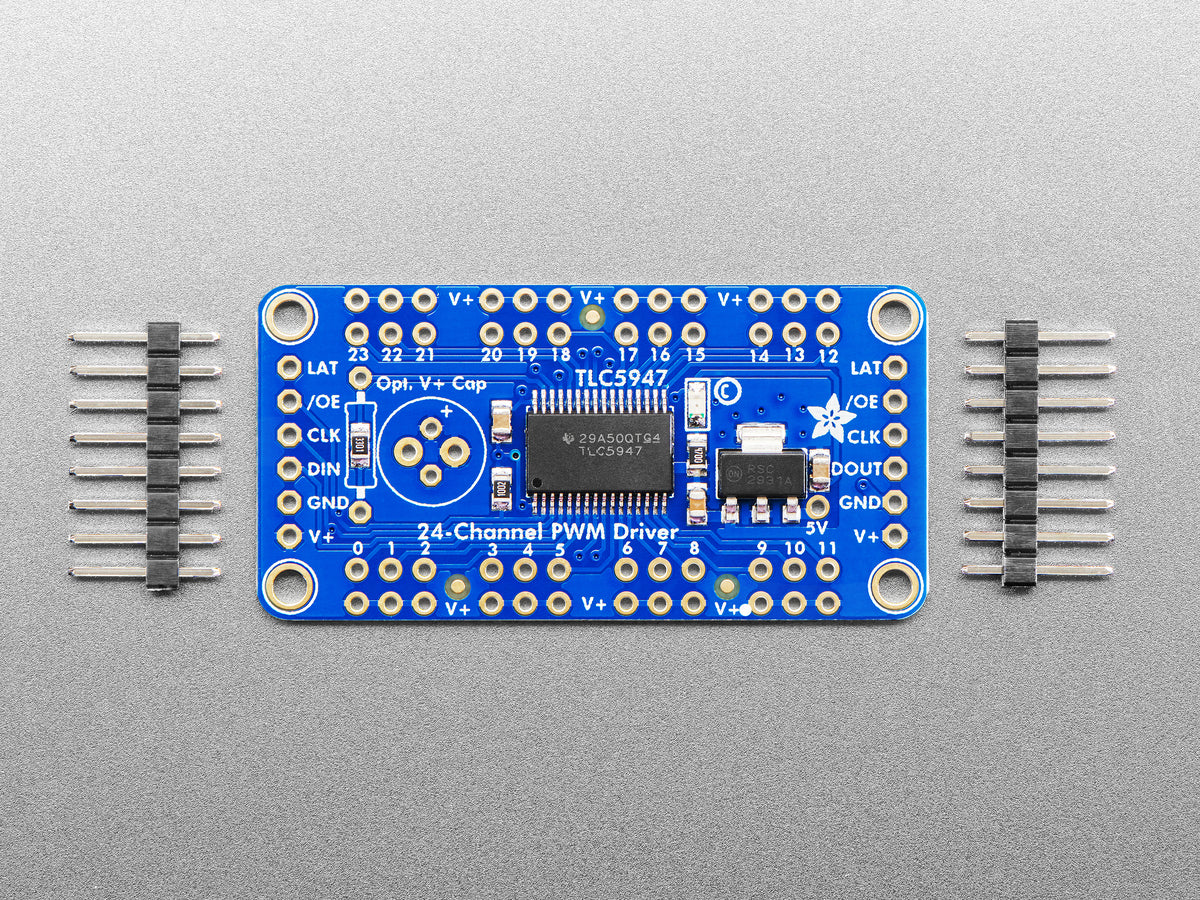 Adafruit 24-Kanal 12-Bit PWM LED-Treiber – SPI-Schnittstelle – TLC5947, 1429