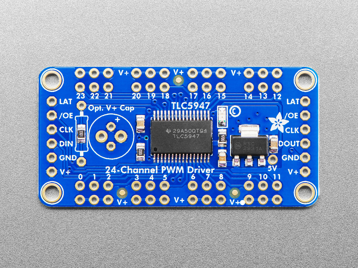 Adafruit 24-Kanal 12-Bit PWM LED-Treiber – SPI-Schnittstelle – TLC5947, 1429
