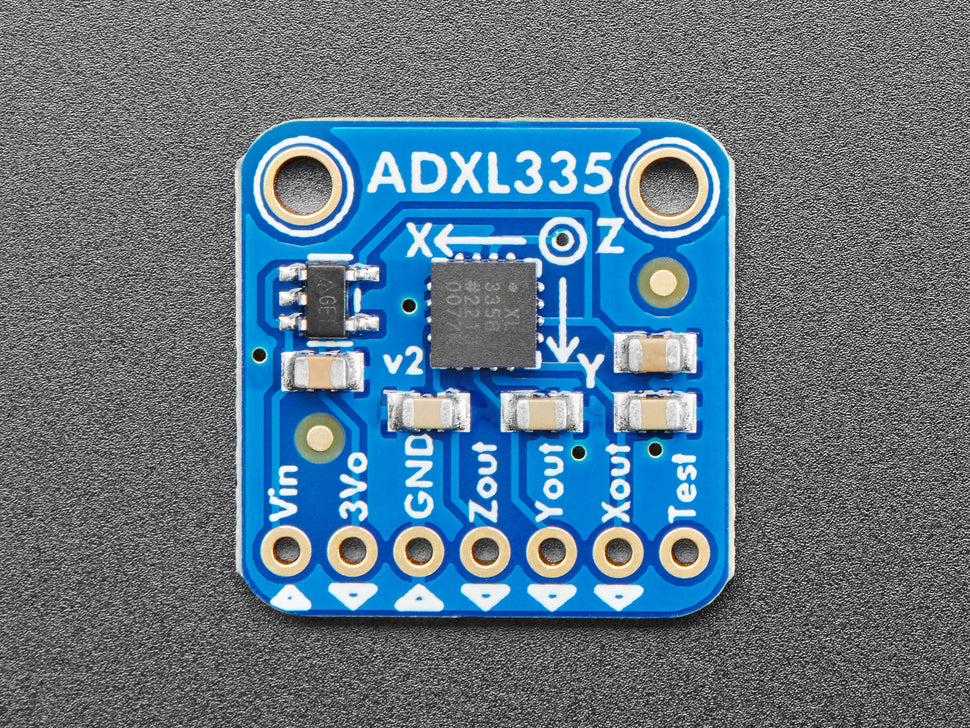 Adafruit ADXL335 ±3g Dreiachsen-Beschleunigungssensor, 5V, analoge Ausgänge, 163