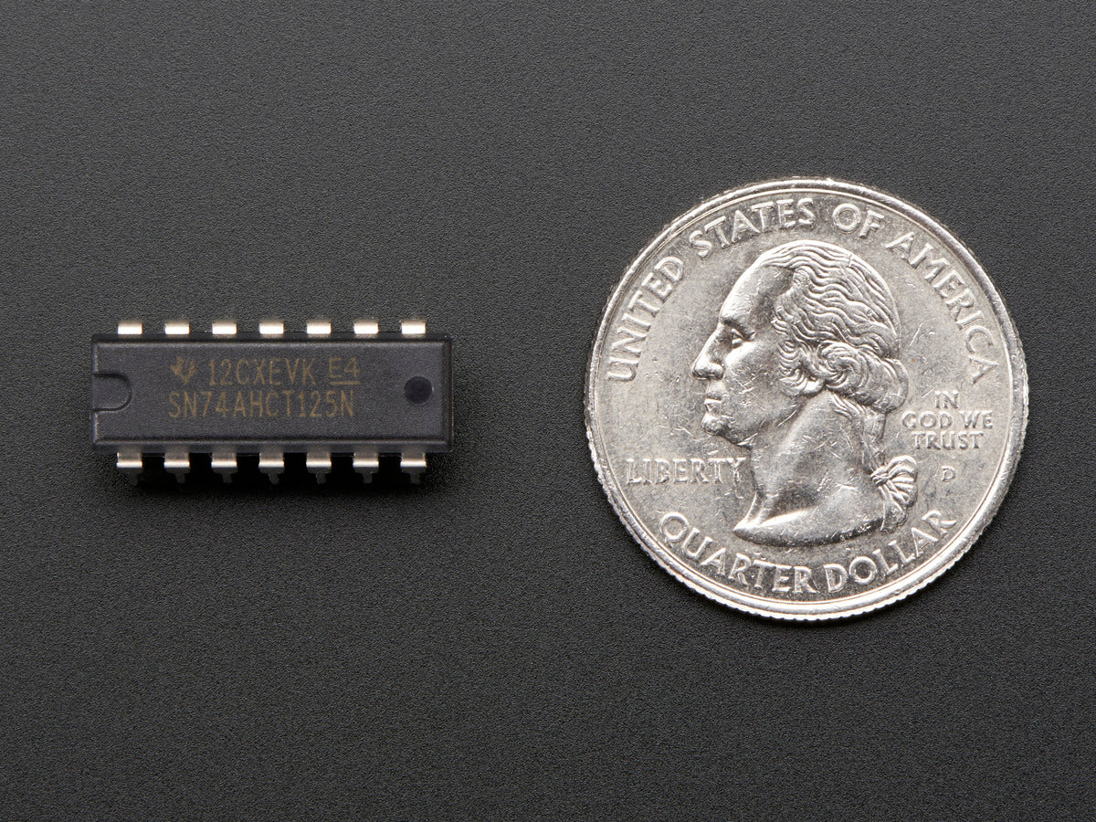 Gern: 74AHCT125 – Quad-Logik-Pegelwandler (3 V → 5 V), 1787