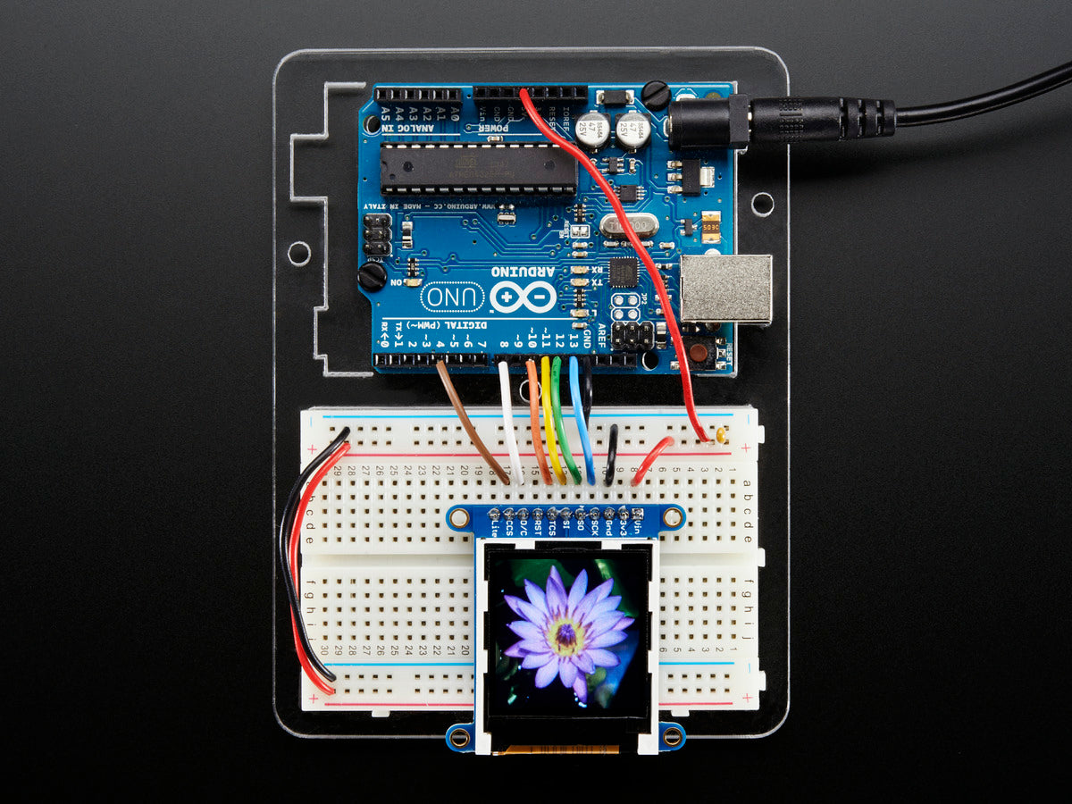 Adafruit 1,44" Farb-TFT-LCD-Display mit MicroSD-Karten-Slot – ST7735R, 2088