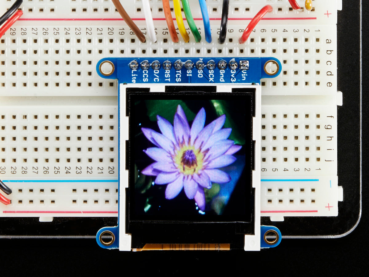 Adafruit 1,44" Farb-TFT-LCD-Display mit MicroSD-Karten-Slot – ST7735R, 2088