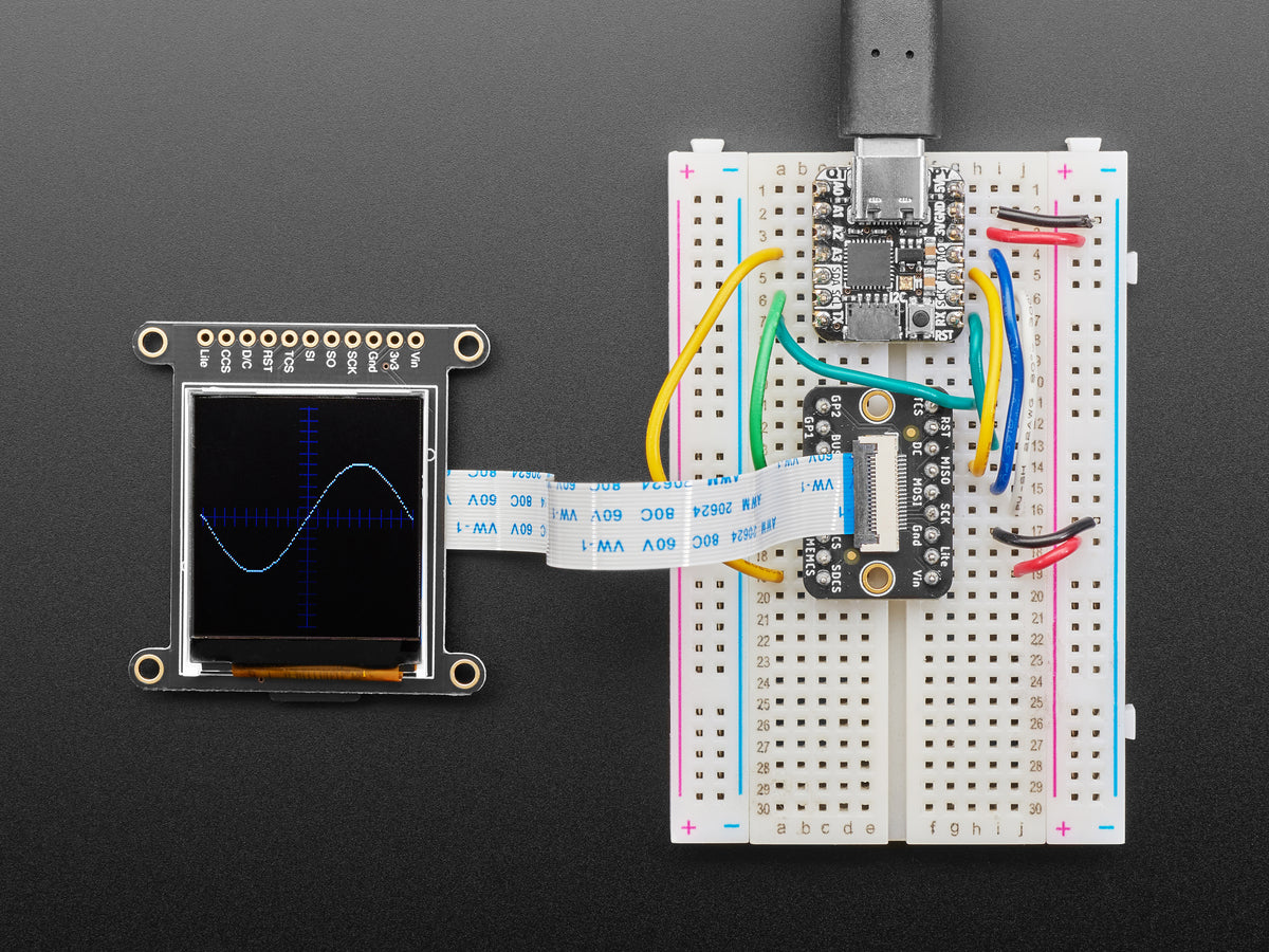 Adafruit 1,44" Farb-TFT-LCD-Display mit MicroSD-Karten-Slot – ST7735R, 2088