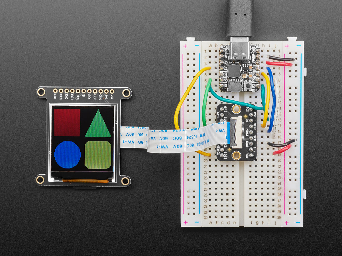 Adafruit 1,44" Farb-TFT-LCD-Display mit MicroSD-Karten-Slot – ST7735R, 2088