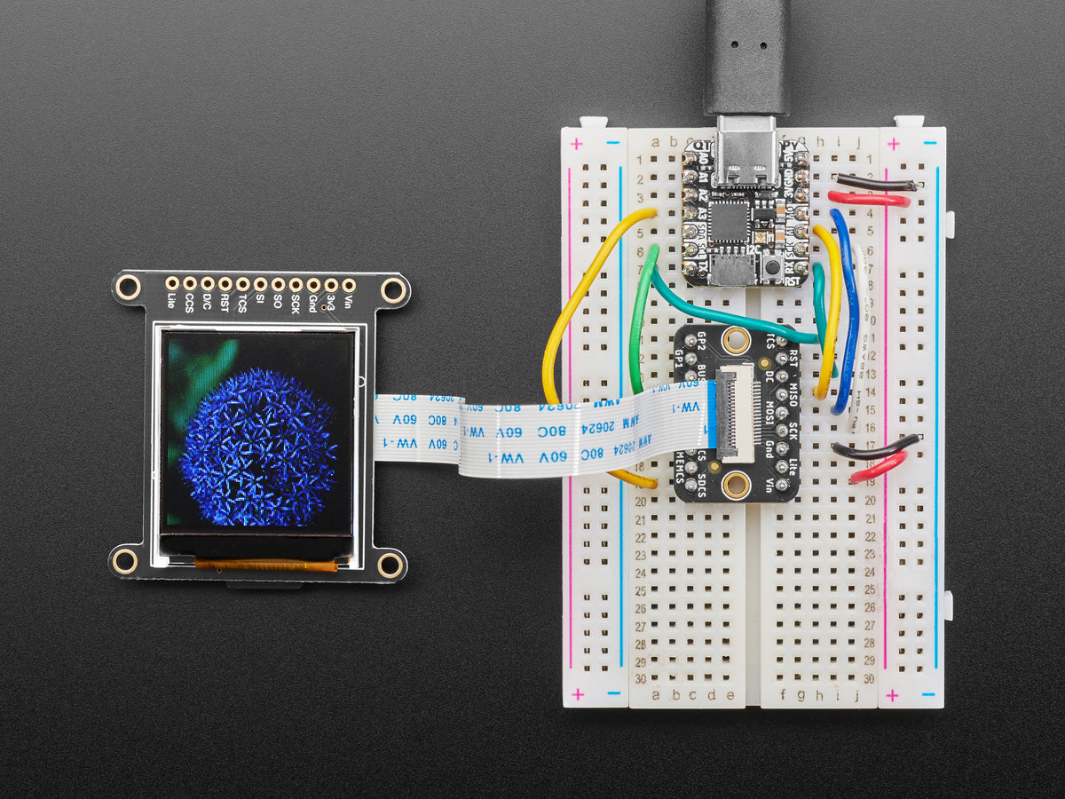 Adafruit 1,44" Farb-TFT-LCD-Display mit MicroSD-Karten-Slot – ST7735R, 2088