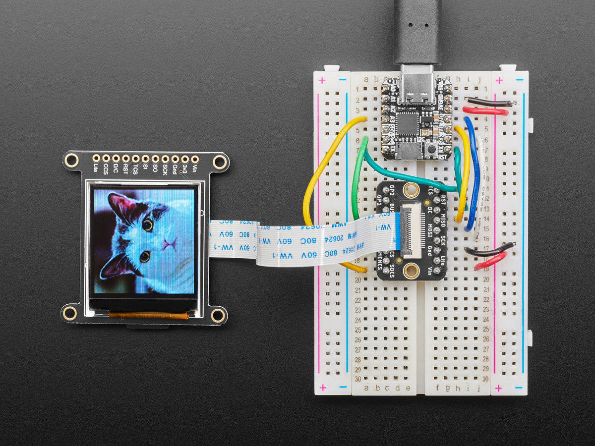 Adafruit 1,44" Farb-TFT-LCD-Display mit MicroSD-Karten-Slot – ST7735R, 2088