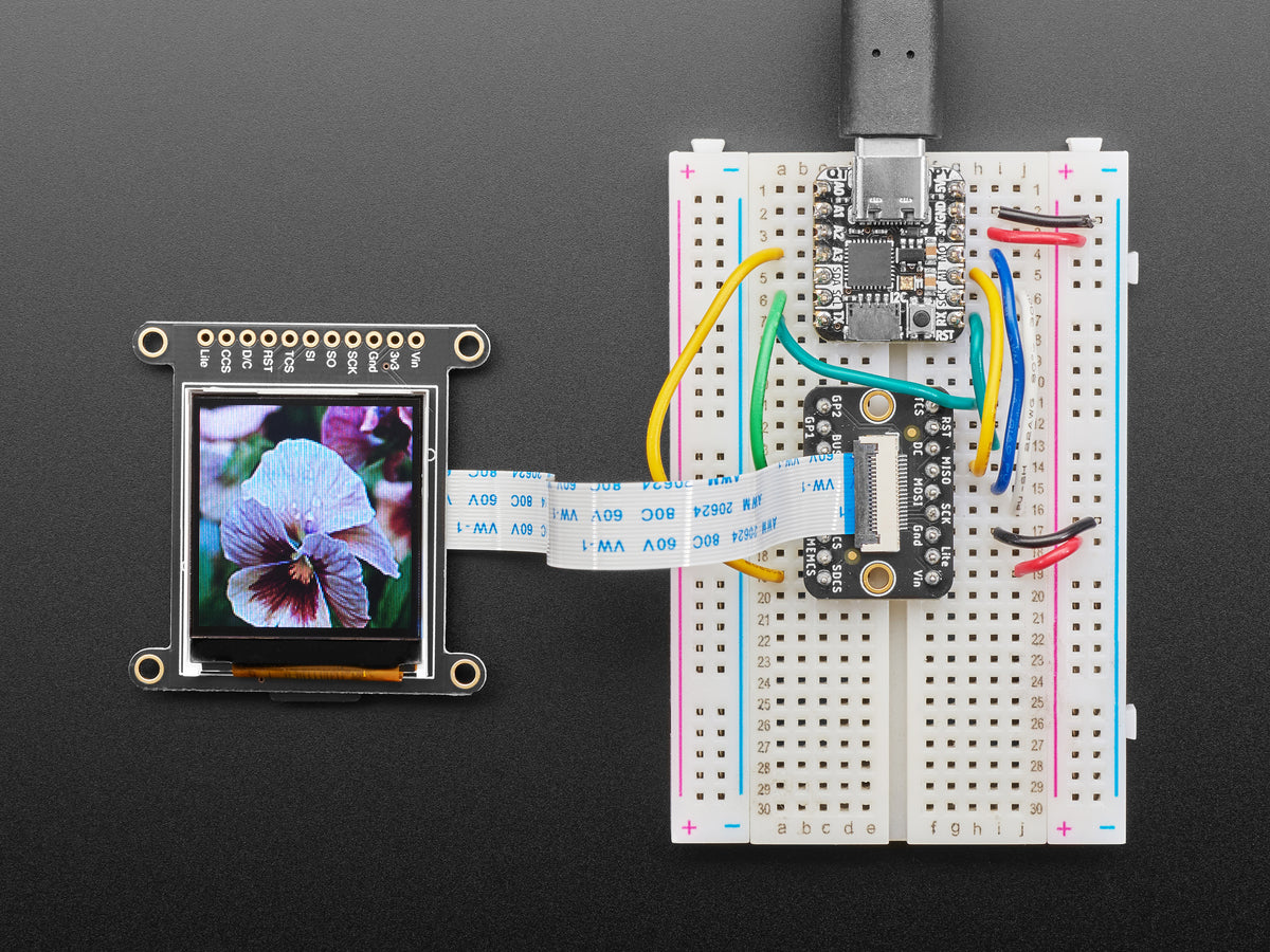 Adafruit 1,44" Farb-TFT-LCD-Display mit MicroSD-Karten-Slot – ST7735R, 2088
