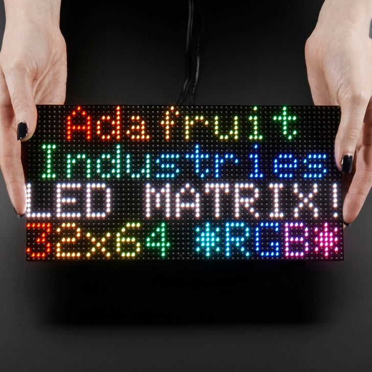 Adafruit 64x32 RGB LED Matrix Panel 4mm Rastermaß | Paradisetronic.com