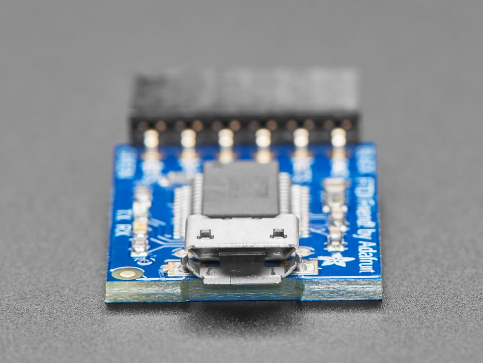 Adafruit FTDI Friend mit Micro-USB-Anschluss + Zubehör, V3, 284