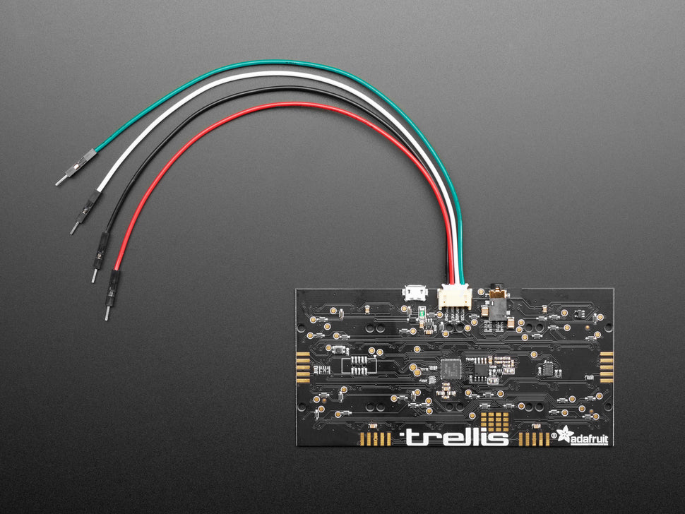 Adafruit JST PH 2mm 4-Pin to Male Header Cable, I2C STEMMA Cable, 200mm, 3955