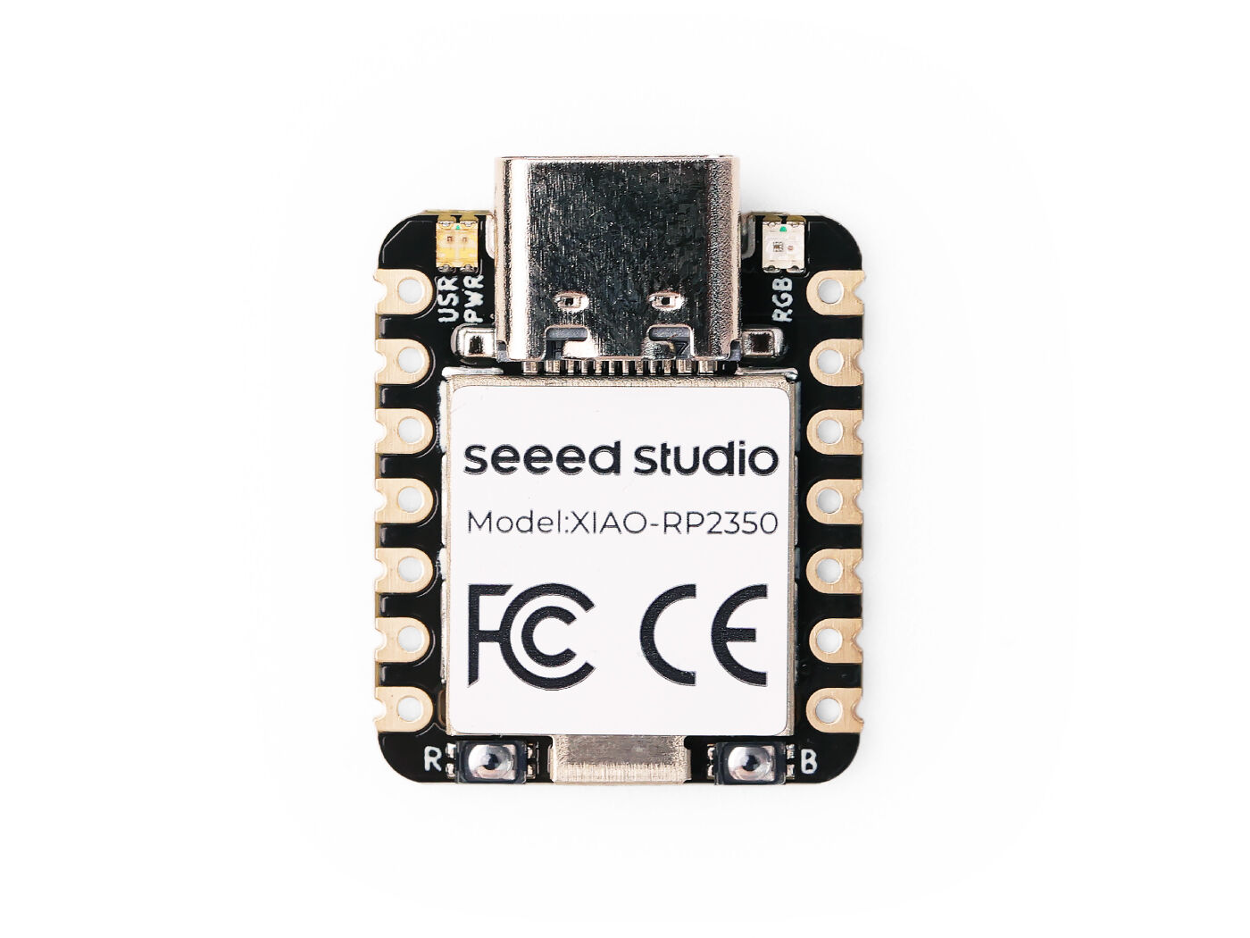 Seeed Studio XIAO RP2350 mit Raspberry Pi RP2350, MicroPython-Ready, 19 GPIOs, RGB LED