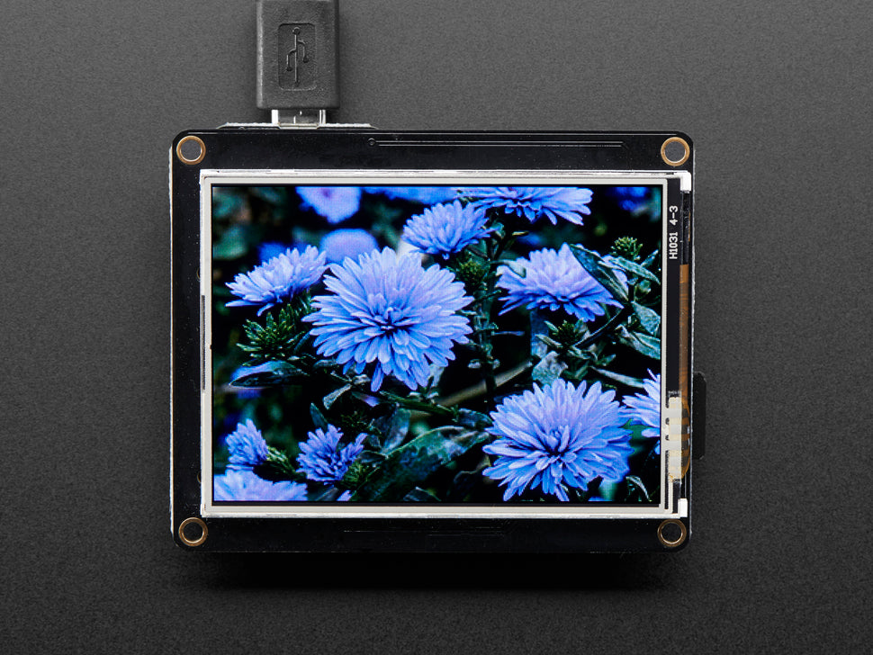 Adafruit TFT FeatherWing 2,4" 320x240 Touchscreen für alle Feather Boards, V2, 3315