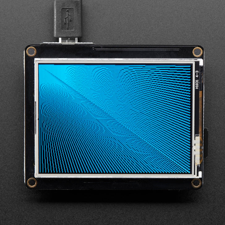 Adafruit TFT FeatherWing 2,4" 320x240 Touchscreen für alle Feather Boards, V2, 3315