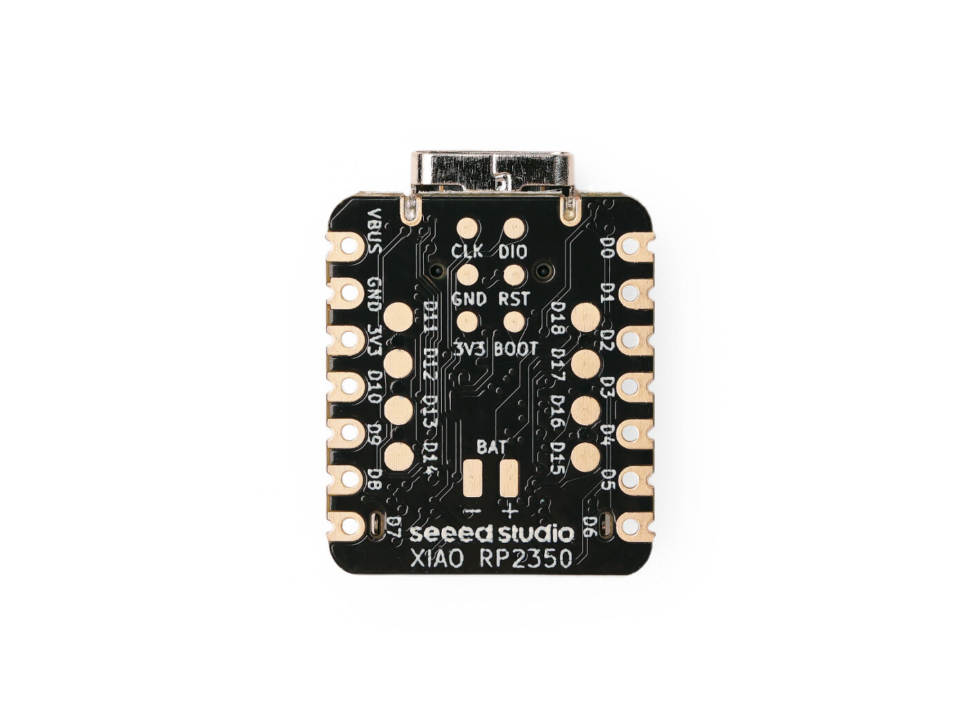 Seeed Studio XIAO RP2350 mit Raspberry Pi RP2350, MicroPython-Ready, 19 GPIOs, RGB LED