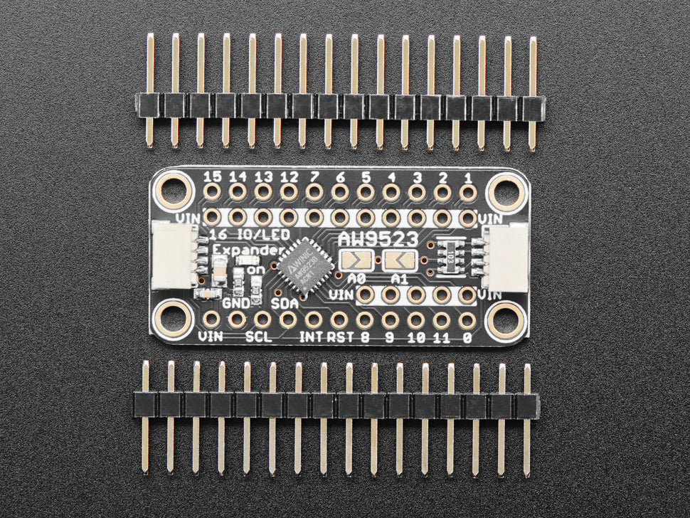 Adafruit AW9523 GPIO Expander and LED Driver Breakout, STEMMA QT / Qwiic, 4886