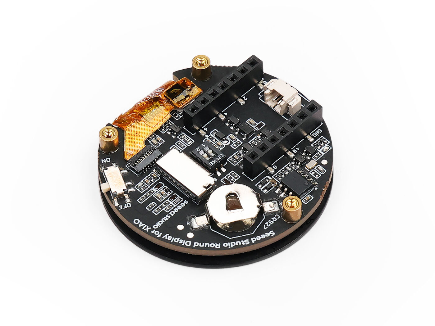 Seeed Studio Round Display for XIAO, 1.28" round touch screen incl. RTC, Charging Circuit, microSD slot