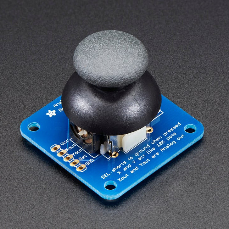 Analoger 2-Achsen Daumen-Joystick mit Auswahltaste + Breakout-Board, 512