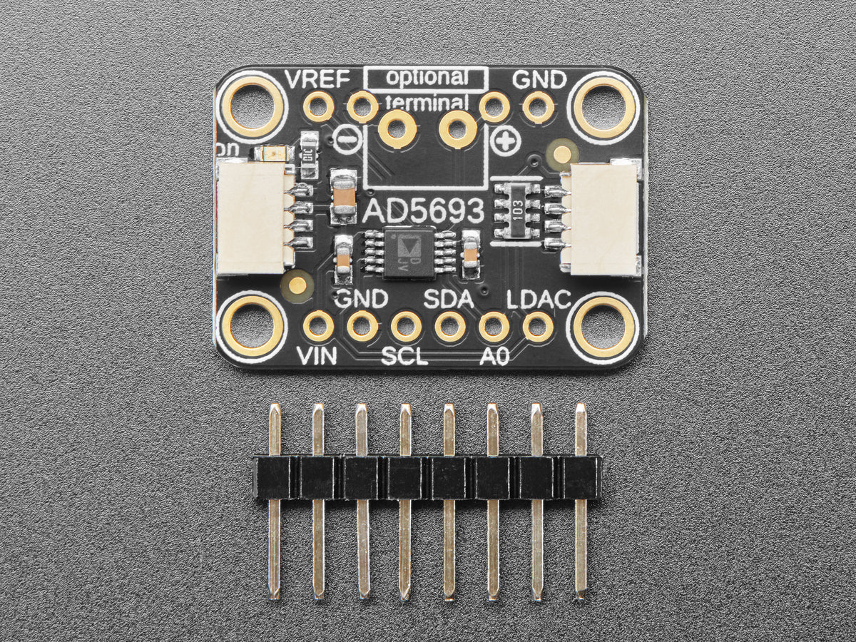 Adafruit AD5693R Breakout-Board – 16-Bit-DAC mit I²C-Schnittstelle – STEMMA QT / qwiic, 5811