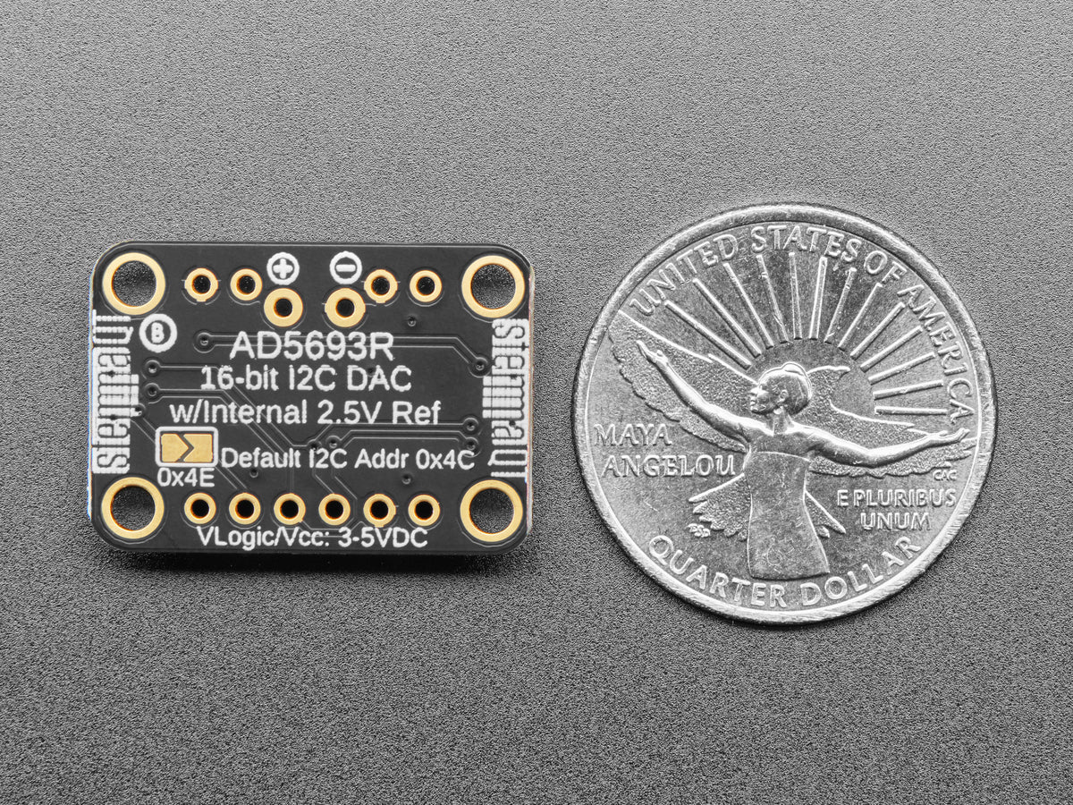 Adafruit AD5693R Breakout-Board – 16-Bit-DAC mit I²C-Schnittstelle – STEMMA QT / qwiic, 5811