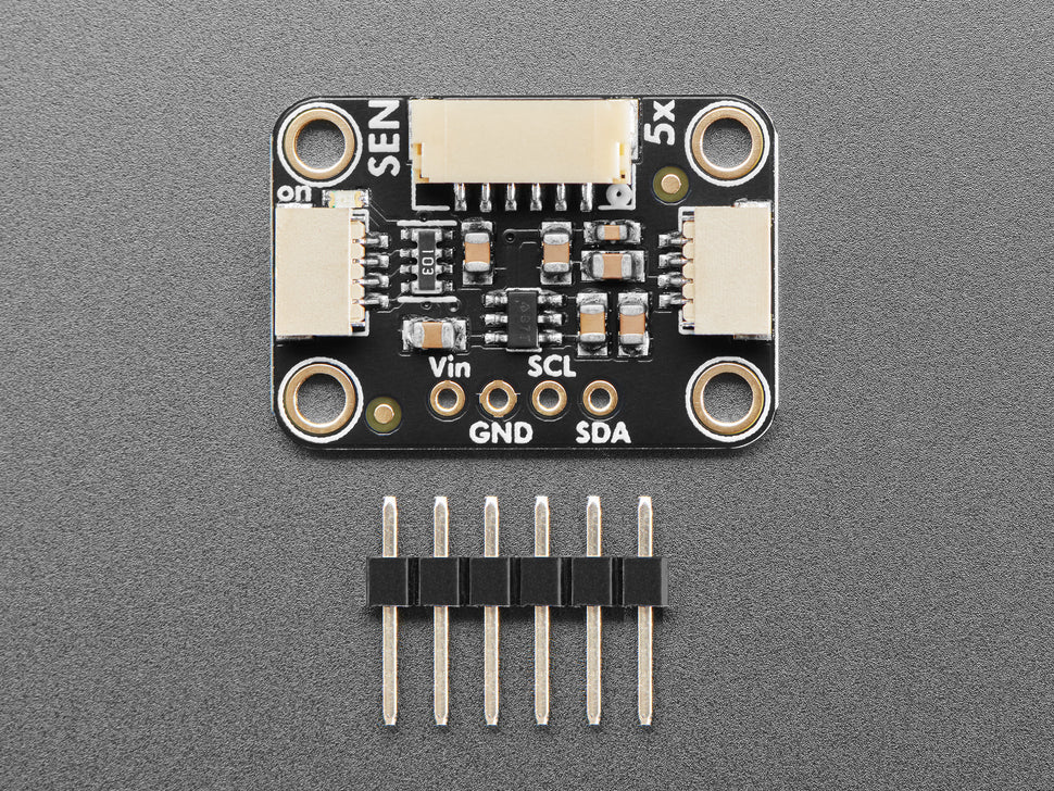 Adafruit SEN54 or SEN55 Adapter Breakout, STEMMA QT / Qwiic, 5964