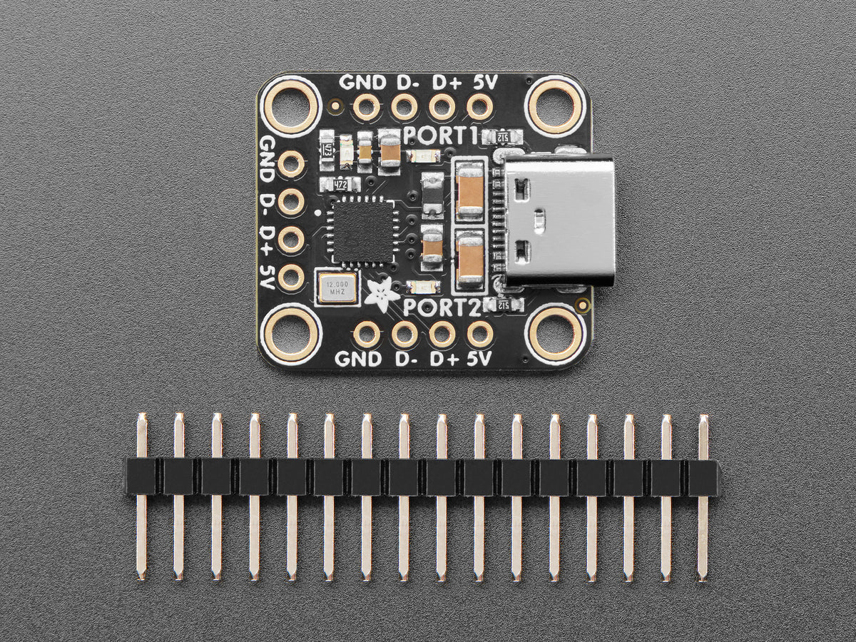 Adafruit CH334F Mini 2‑Port USB‑Hub Breakout‑Platine, 5999