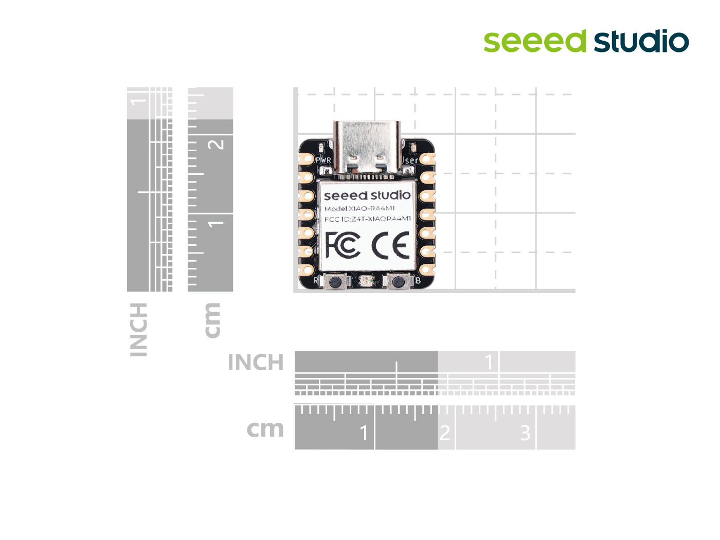 Seeed Studio XIAO RA4M1 mit 19 GPIOs, RGB LED, CAN-BUS, USB 2.0, Arduino IDE-kompatibel