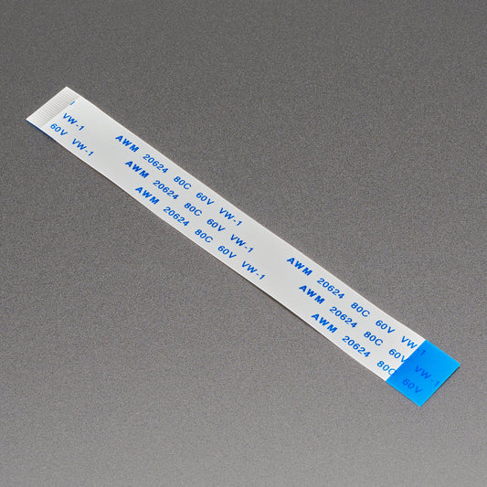 22-poliges FPC‑Flachkabel (Flexkabel) mit 0,5 mm Pitch für DSI, CSI oder HSTX – 10 cm, 6035