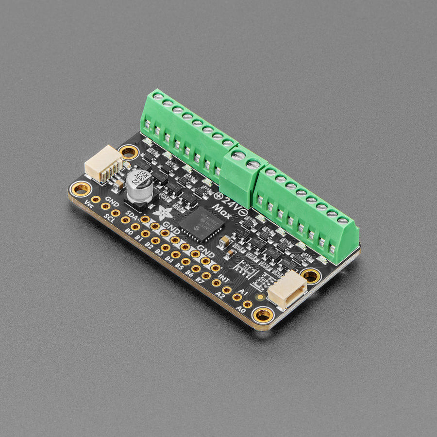 Hier die Übersetzung:

Adafruit I2C-zu-8-Kanal-Solenoid-Treiber – STEMMA QT / Qwiic

Alternative (deutscher Begriff für „Solenoid“):  
Adafruit I2C-zu-8-Kanal-Magnetspulen-Treiber – STEMMA QT / Qwiic, 6318