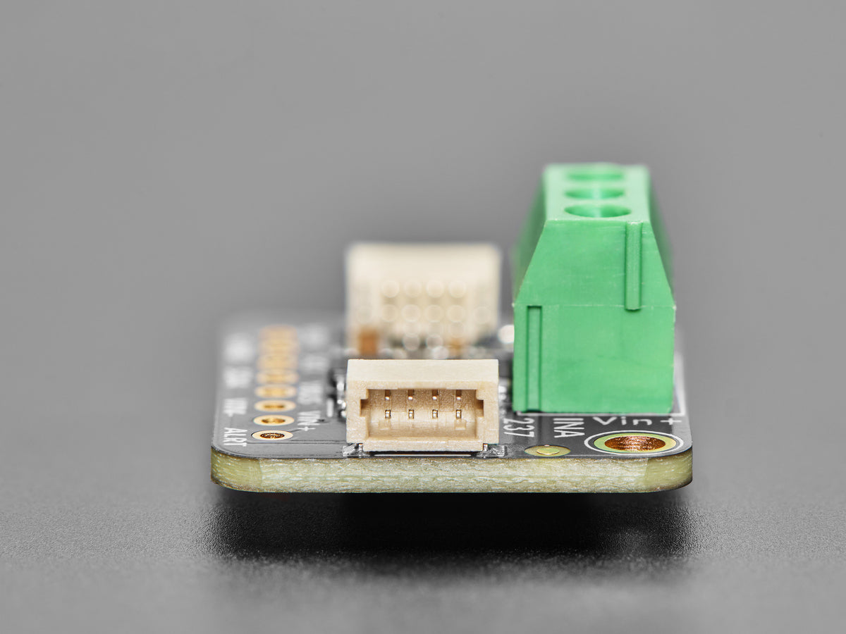 Hier die Übersetzung:

Adafruit INA237 85 V 10 A 16-Bit Sensor zur Strom-, Spannungs- und Leistungsüberwachung (Gleichstrom) – STEMMA QT, 6340