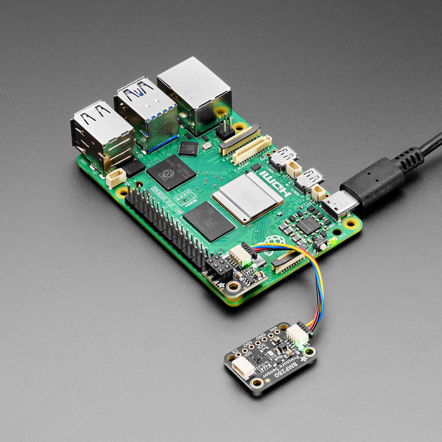 Adafruit Pi Stemma QT Breakout für Raspberry Pi und kompatible Geräte, 6365