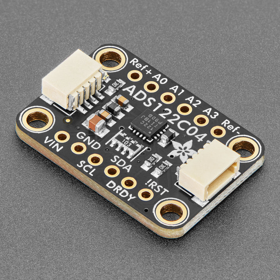 Adafruit ADS122C04 24-Bit Analog‑Digital‑Wandler (ADC) – 4‑Kanal, 2 kS/s – STEMMA QT / Qwiic, 6432